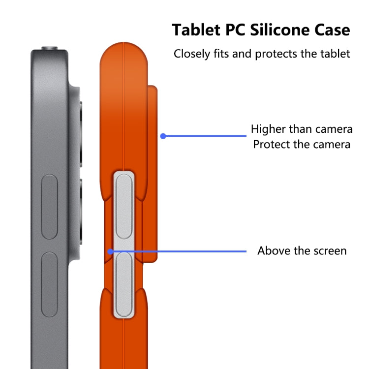 All-inclusive Silicone Shockproof Case with Holder For iPad Pro 12.9 2021 / 2020(Blue) - free shipping - PMC TechLife - Order now!