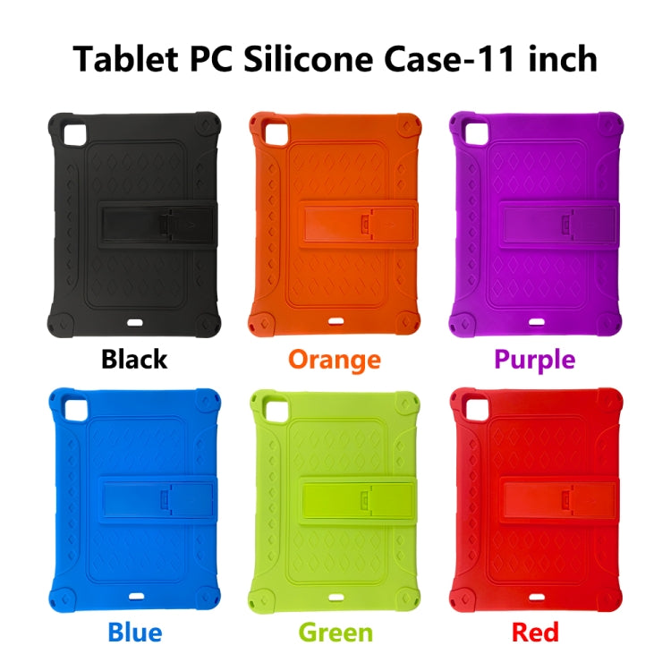 All-inclusive Silicone Shockproof Case with Holder For iPad Pro 12.9 2021 / 2020(Blue) - free shipping - PMC TechLife - Order now!