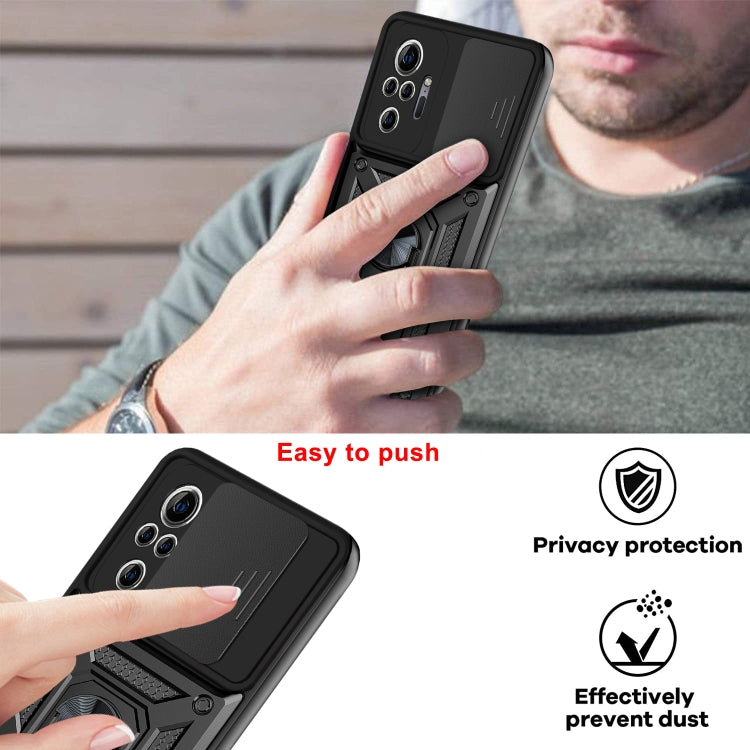 For Xiaomi Redmi Note 10 Pro Sliding Camera Cover Design TPU+PC Protective Case(Red) - free shipping - PMC TechLife - Order now!