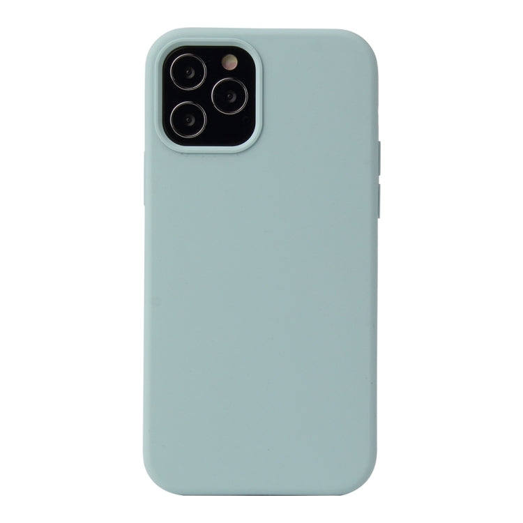 For iPhone 13 Solid Color Liquid Silicone Shockproof Protective Case(Emerald Green) - iPhone 13 Cases by PMC TechLife | Online Shopping South Africa | PMC TechLife