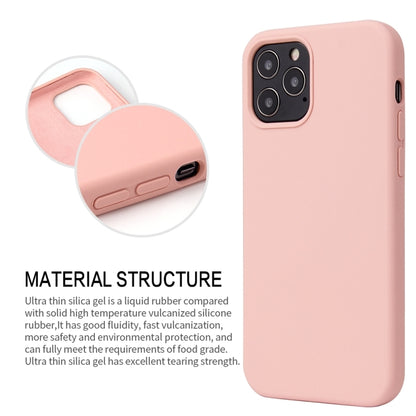 For iPhone 13 Solid Color Liquid Silicone Shockproof Protective Case(Sakura Pink) - iPhone 13 Cases by PMC Jewellery | Online Shopping South Africa | PMC Jewellery