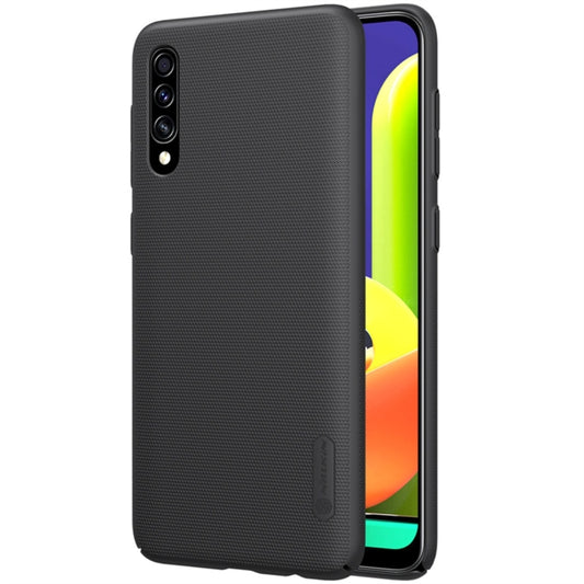 For Galaxy A50s / A30s NILLKIN Frosted Concave-convex Texture PC Protective Case(Black) - Galaxy Phone Cases by NILLKIN | Online Shopping South Africa | PMC Jewellery