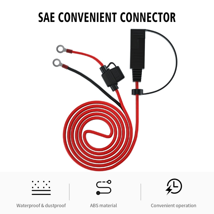 CS-1423A1 1.4m OT Terminal Cable with SAE Socket + 10A Fuse - free shipping - PMC TechLife - Order now!