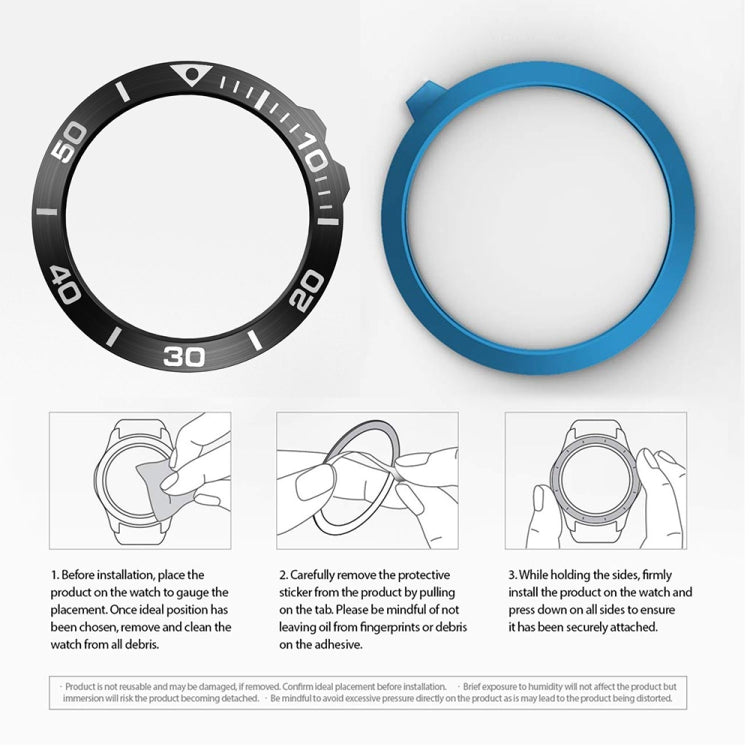 Compatible with Garmin Fenix 5X/5X Plus Smart Watch Steel Bezel Ring, A Version(Black Ring White Letter) - Watch Cases by PMC TechLife | Online Shopping South Africa | PMC TechLife | Buy Now Pay Later Mobicred