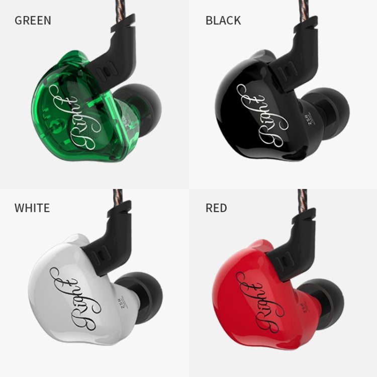 KZ ZSR 6-unit Ring Iron In-ear Wired Earphone, Standard Version(White) - free shipping - PMC TechLife - Order now!