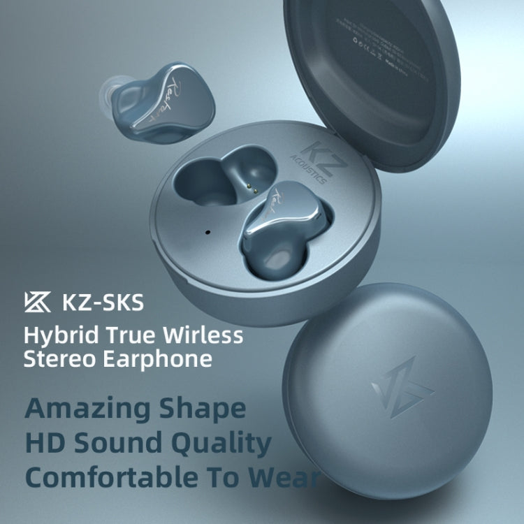 KZ SKS 1DD+1BA Hybrid Technology Wireless Bluetooth 5.2 Sports In-ear Earphone(Blue) - free shipping - PMC TechLife - Order now!