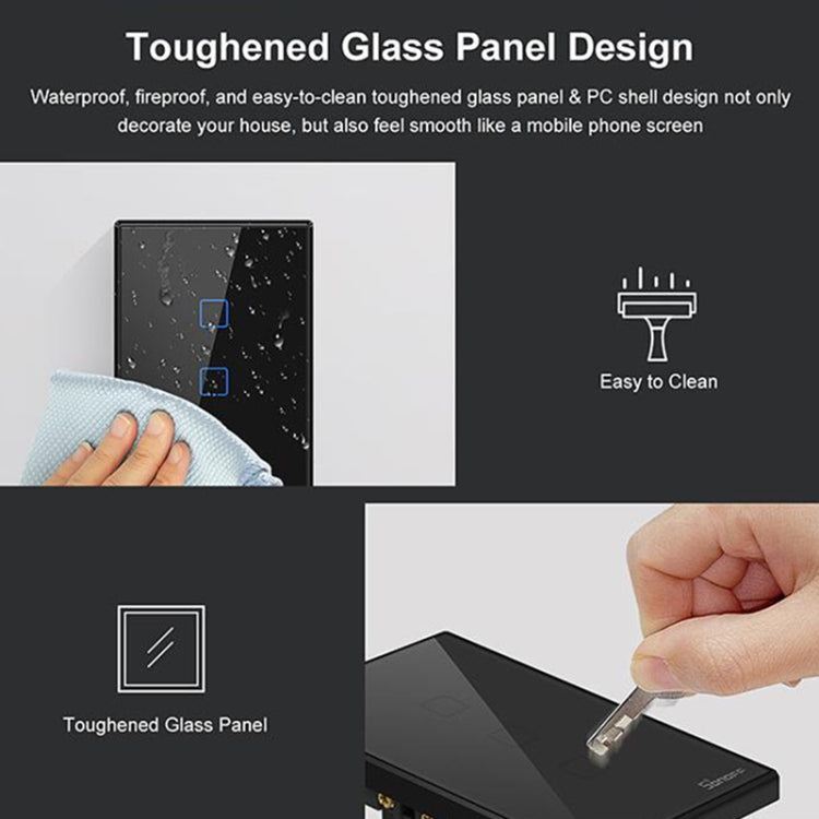 Sonoff T3 US-TX 433 RF WIFI Smart Remote Control Wall Touch Switch, US Plug, Style:Single Button - free shipping - PMC TechLife - Order now!