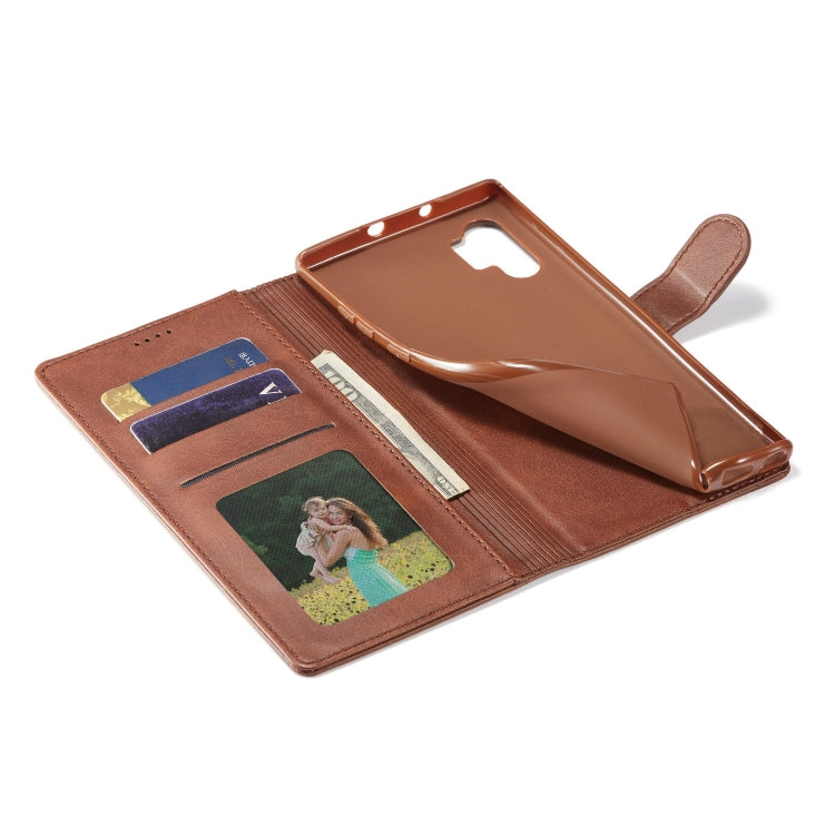 For Galaxy Note 10 Plus LC.IMEEKE Calf Texture Horizontal Flip Leather Case, with Holder & Card Slots & Wallet(Rose Red) - Galaxy Phone Cases by LC.IMEEKE | Online Shopping South Africa | PMC TechLife | Buy Now Pay Later Mobicred
