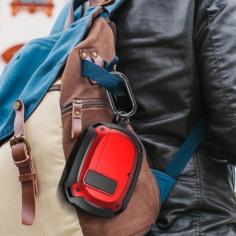 Bumblebee Armor Earphone Protective Case with Switch & Hook For Beats Studio Buds(Black + Red) - Other Case by PMC TechLife | Online Shopping South Africa | PMC TechLife