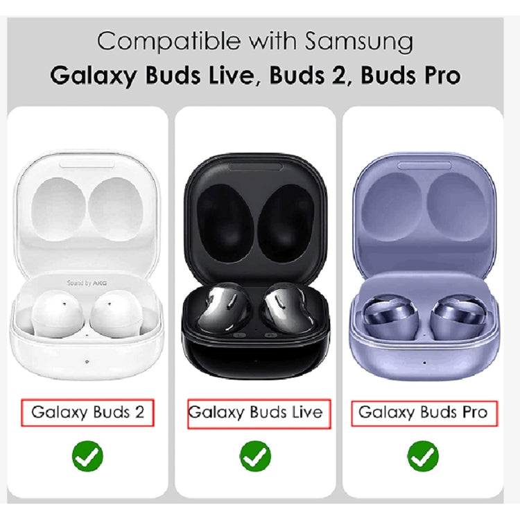 For Samsung Galaxy Buds Live / Buds 2 / Buds Pro / Buds 2 Pro Thunder Battlegear Anti-fall Earphones Protective Case with Switch (Gold) - Samsung Earphone Case by PMC Jewellery | Online Shopping South Africa | PMC Jewellery