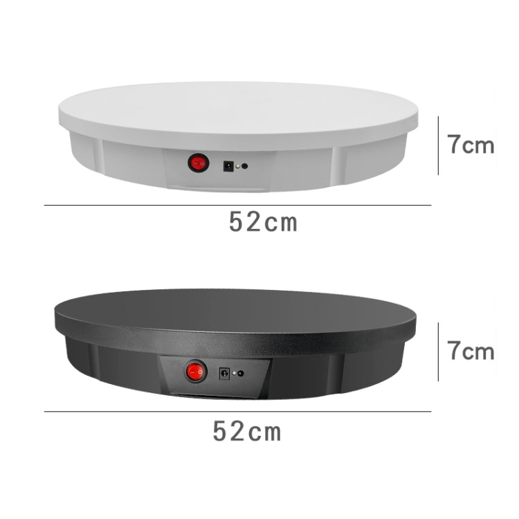 52cm Remote Control Electric Rotating Turntable Display Stand Video Shooting Props Turntable, Plug-in Power, Power Plug:EU Plug(Black) -  by PMC TechLife | Online Shopping South Africa | PMC TechLife
