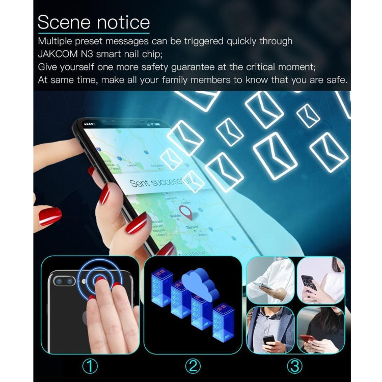 JAKCOM N3 Smart Nail Chip - Smart Rings / Smart Telephones by JAKCOM | Online Shopping South Africa | PMC TechLife | Buy Now Pay Later Mobicred