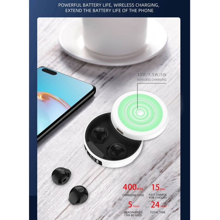 X6WS Mini Noise Reduction Digital Display TWS Wireless Bluetooth Earphone(Skin Color) - TWS Earphone by PMC Jewellery | Online Shopping South Africa | PMC Jewellery