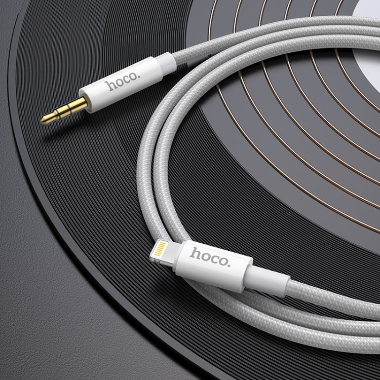 hoco UPA19 8 Pin Digital Audio Conversion Cable, Length: 1m(Silver) - Video & Audio Cable by hoco | Online Shopping South Africa | PMC Jewellery