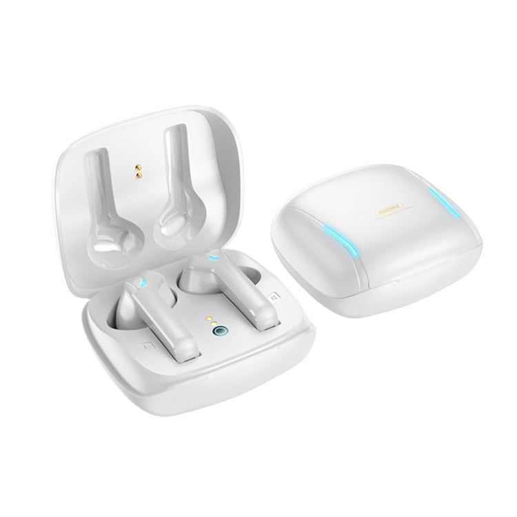 REMAX TWS-40 True Wireless Music Gaming Bluetooth Earphone(White) - free shipping - PMC TechLife - Order now!