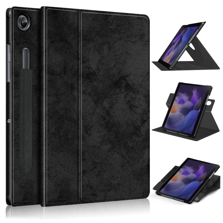 For Samsung Galaxy Tab A8 2022 SM-X200 360 Degrees Rotation Leather Tablet Case(Black) - free shipping - PMC TechLife - Order now!