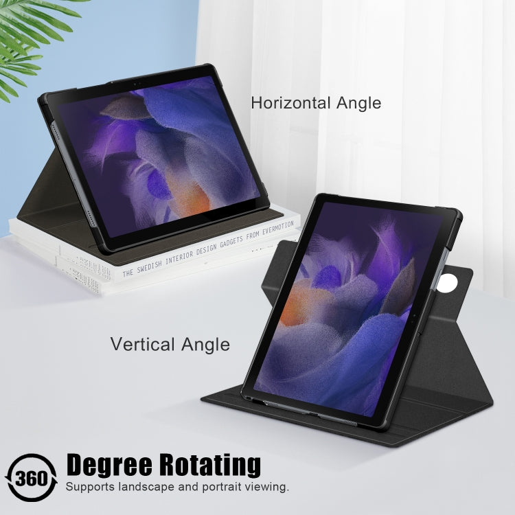 For Samsung Galaxy Tab A8 2022 SM-X200 360 Degrees Rotation Leather Tablet Case(Black) - free shipping - PMC TechLife - Order now!