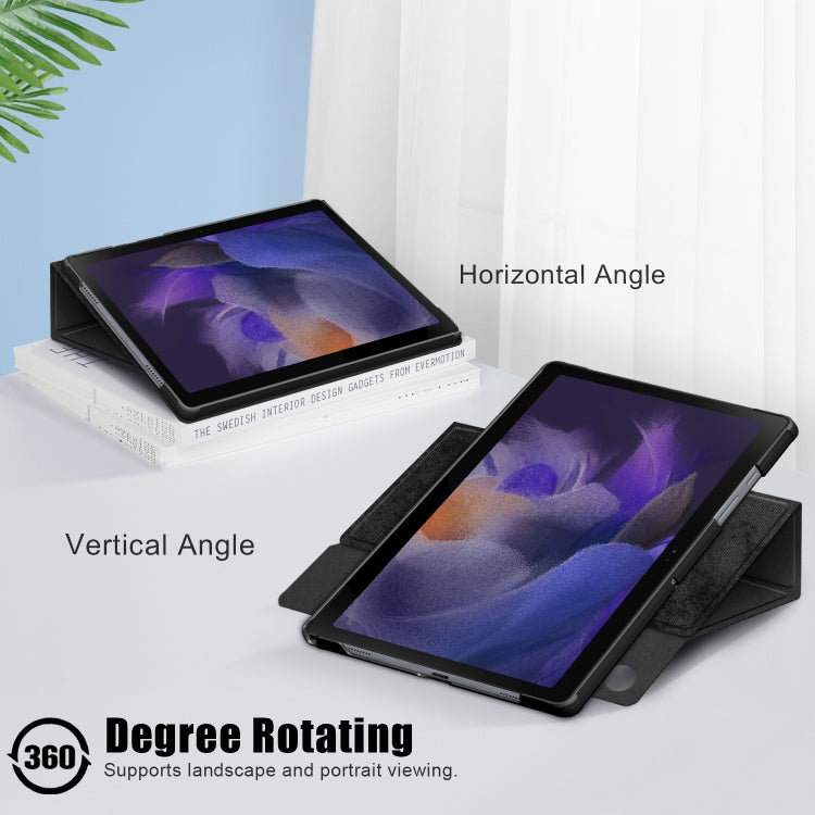 For Samsung Galaxy Tab A8 2022 SM-X200 360 Degrees Rotation Leather Tablet Case(Black) - free shipping - PMC TechLife - Order now!