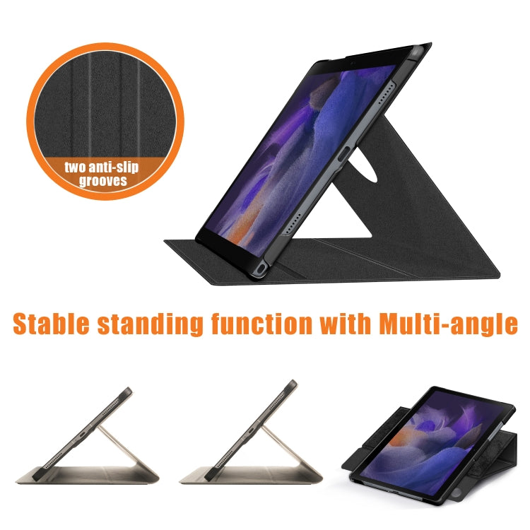 For Samsung Galaxy Tab A8 2022 SM-X200 360 Degrees Rotation Leather Tablet Case(Black) - free shipping - PMC TechLife - Order now!