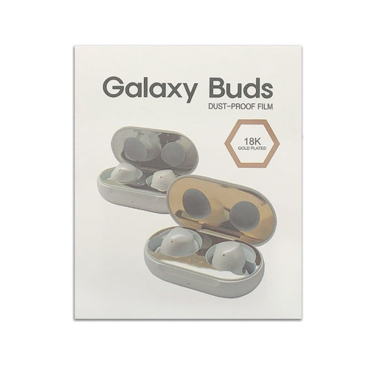 For Galaxy Buds Wireless Bluetooth Earphone Metal Protective Sticker(White) - Protective Sticker by PMC TechLife | Online Shopping South Africa | PMC TechLife