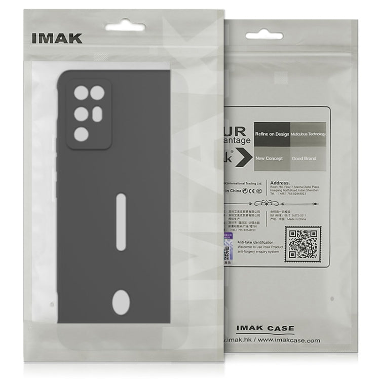 For OPPO Reno7 5G imak UC-4 Series Straight Edge TPU Soft Protective Case(Black) - OPPO Cases by imak | Online Shopping South Africa | PMC TechLife | Buy Now Pay Later Mobicred
