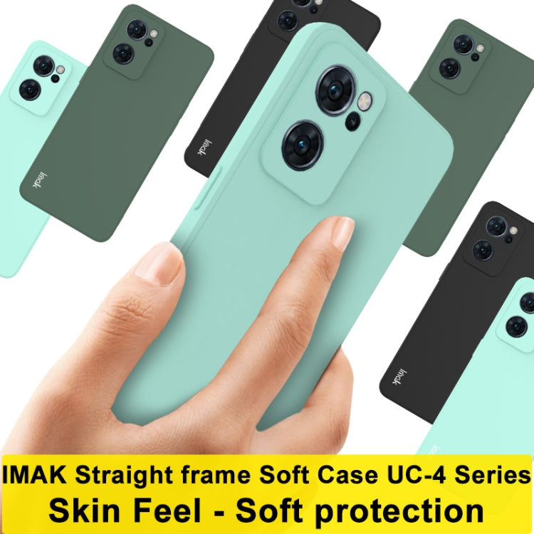 For OPPO Reno7 5G imak UC-4 Series Straight Edge TPU Soft Protective Case(Black) - OPPO Cases by imak | Online Shopping South Africa | PMC TechLife | Buy Now Pay Later Mobicred