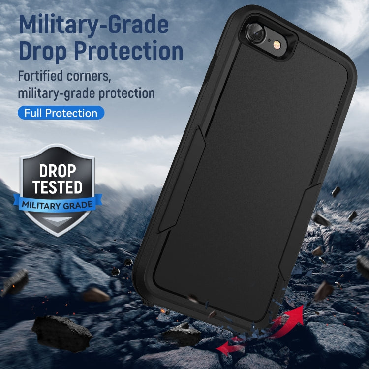 For iPhone SE 2022 / SE 2020 / 8 / 7 Pioneer Armor Heavy Duty PC + TPU Phone Case(Black) - iPhone SE 2022 / 2020 / 8 / 7 Cases by PMC TechLife | Online Shopping South Africa | PMC TechLife