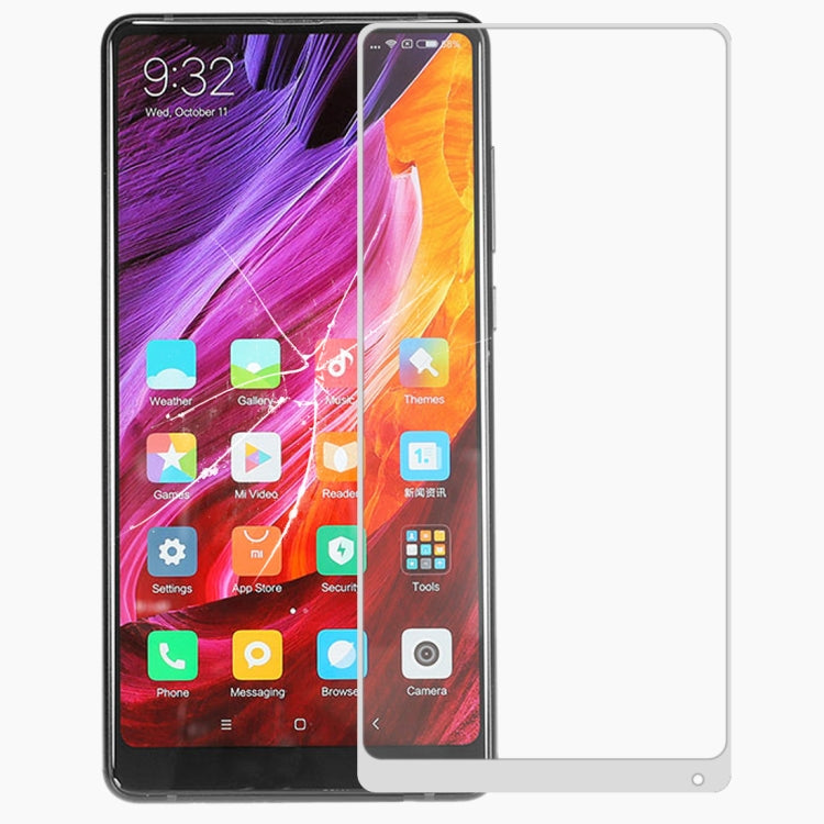 Front Screen Outer Glass Lens with OCA Optically Clear Adhesive for Xiaomi Mi Mix 2(White) - LCD Related Parts by PMC Jewellery | Online Shopping South Africa | PMC Jewellery