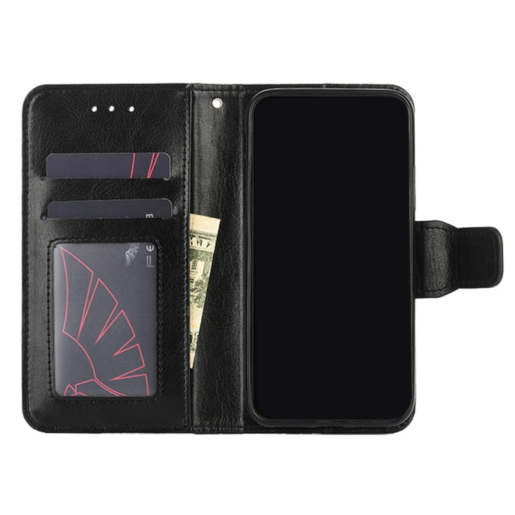 For Samsung Galaxy A03 International Version Crystal Texture Leather Phone Case(Black) - Galaxy Phone Cases by PMC TechLife | Online Shopping South Africa | PMC TechLife | Buy Now Pay Later Mobicred