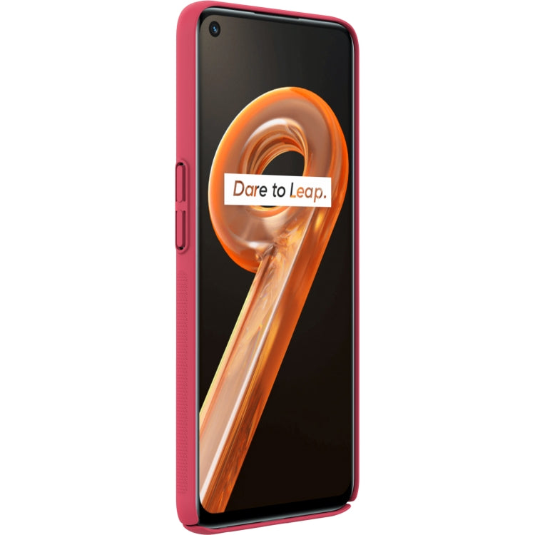 For OPPO Realme 9i NILLKIN Frosted PC Phone Case(Red) - Realme Cases by NILLKIN | Online Shopping South Africa | PMC Jewellery