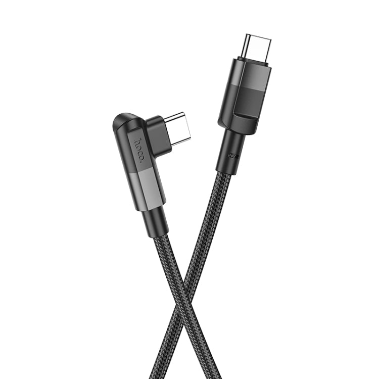 hoco U108 100W USB-C / Type-C to USB-C / Type-C PD Charging Data Cable, Cable Length:2m(Black) - USB-C & Type-C Cable by hoco | Online Shopping South Africa | PMC Jewellery