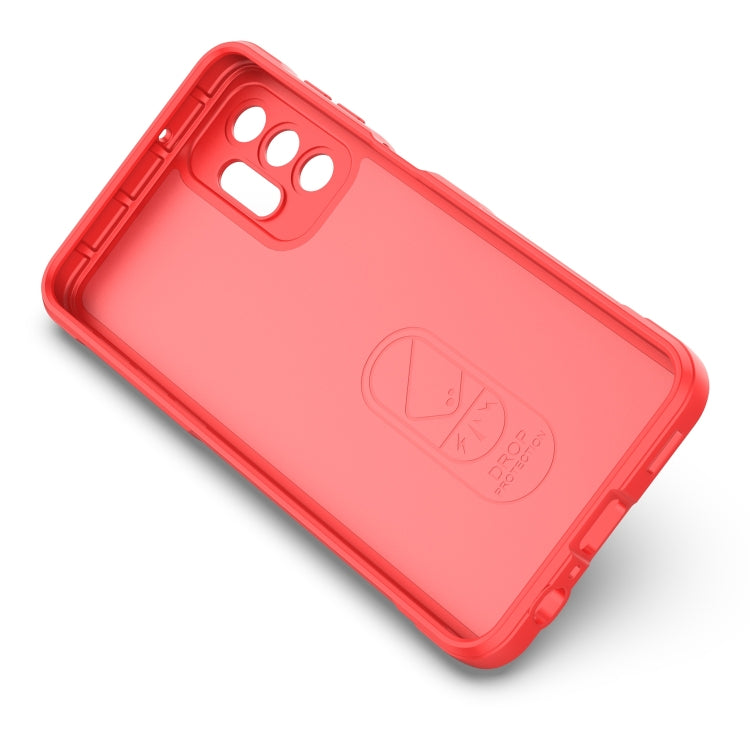 For Samsung Galaxy A13 5G / 4G Magic Shield TPU + Flannel Phone Case(Red) - Galaxy Phone Cases by PMC TechLife | Online Shopping South Africa | PMC TechLife | Buy Now Pay Later Mobicred