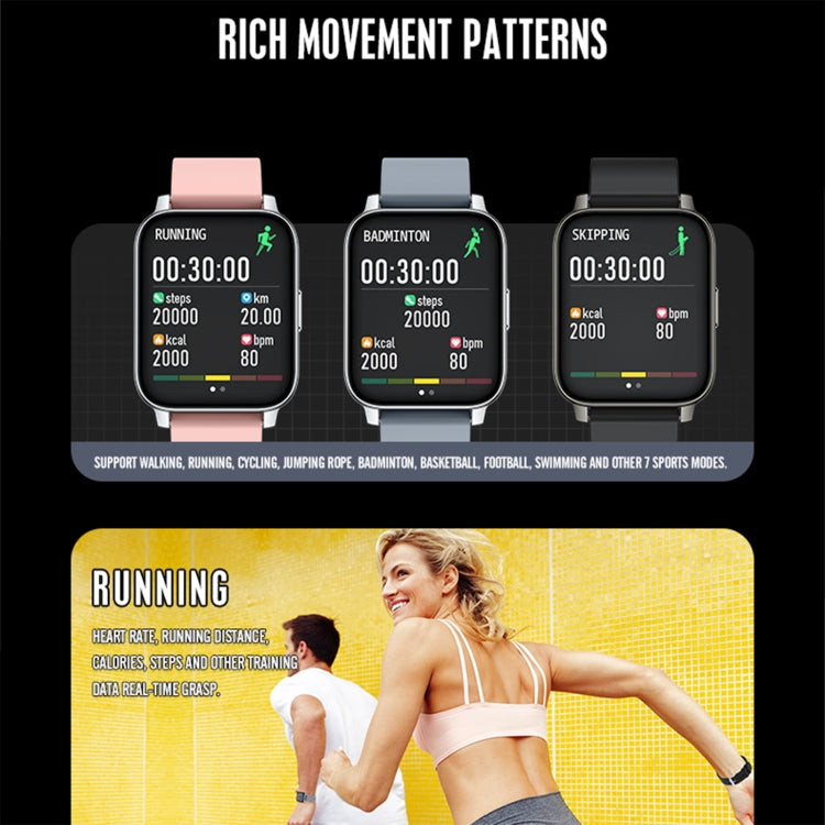 Rogbid Rowatch 2 1.69 inch TFT Screen Smart Watch, Support Blood Pressure Monitoring/Sleep Monitoring(Grey) - Smart Watches by Rogbid | Online Shopping South Africa | PMC Jewellery | Buy Now Pay Later Mobicred