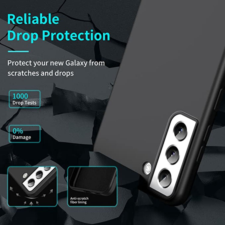 For Samsung Galaxy S21+ 5G MagSafe Magnetic Liquid Silicone Phone Case(Black) - Galaxy S22+ 5G Cases by PMC TechLife | Online Shopping South Africa | PMC TechLife | Buy Now Pay Later Mobicred