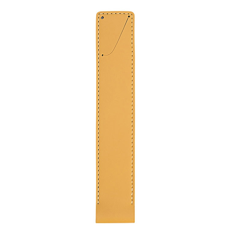 PU Leather Shockproof Protective Case for Apple Pencil 1 / 2(Yellow) - Pencil Accessories by PMC TechLife | Online Shopping South Africa | PMC TechLife