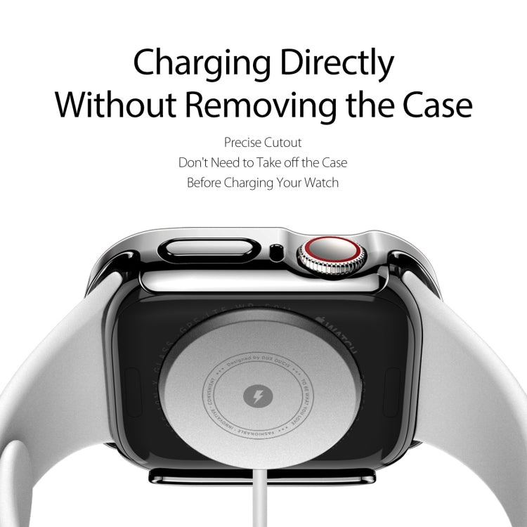 DUX DUCIS Electroplated PC Watch Case For Apple Watch Series 9 / 8 / 7 45mm(Black) - Watch Cases by DUX DUCIS | Online Shopping South Africa | PMC TechLife | Buy Now Pay Later Mobicred