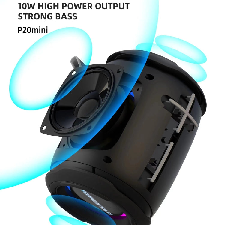 HOPESTAR P20 mini Waterproof Wireless Bluetooth Speaker(Grey) - free shipping - PMC TechLife - Order now!