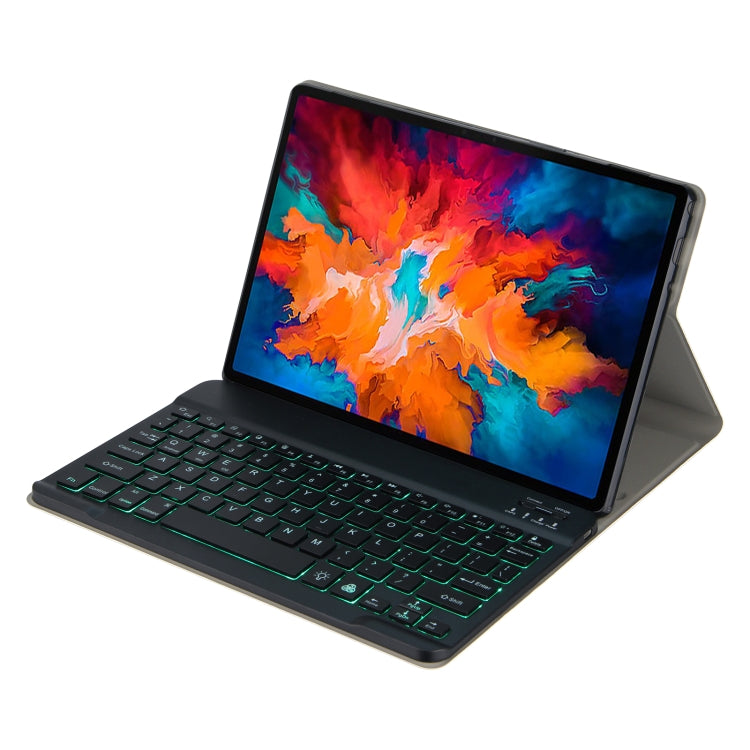 For Lenovo Tab M10 HD Gen 2 Backlight Bluetooth Keyboard Leather Tablet Case(Black) - Lenovo Keyboard by PMC TechLife | Online Shopping South Africa | PMC TechLife