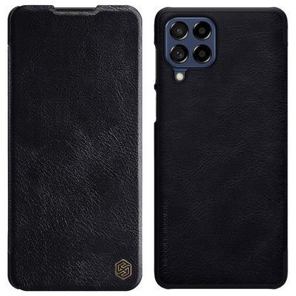 For Samsung Galaxy M53 5G NILLKIN QIN Series Crazy Horse Texture Leather Phone Case(Black) - Galaxy Phone Cases by NILLKIN | Online Shopping South Africa | PMC Jewellery