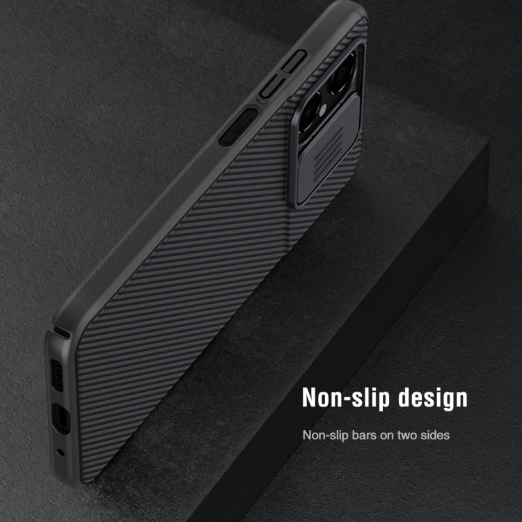 For Xiaomi Poco M4 5G NILLKIN Black Mirror Series Camshield PC Phone Case(Blue) - Xiaomi Cases by NILLKIN | Online Shopping South Africa | PMC TechLife