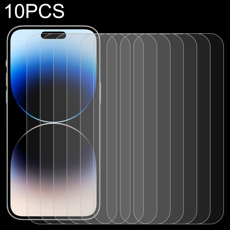 For iPhone 14 Pro Max 10pcs 0.26mm 9H 2.5D Tempered Glass Film - iPhone 14 Pro Max Tempered Glass by PMC TechLife | Online Shopping South Africa | PMC TechLife