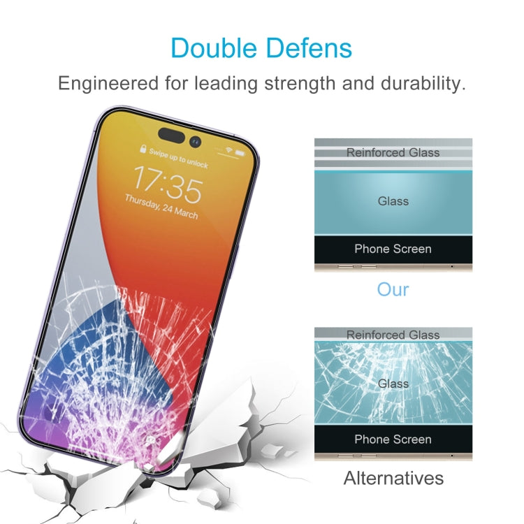 For iPhone 14 Pro Max 10pcs 0.26mm 9H 2.5D Tempered Glass Film - iPhone 14 Pro Max Tempered Glass by PMC TechLife | Online Shopping South Africa | PMC TechLife