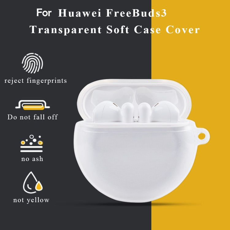 Earphone TPU Protective Case For Huawei FreeBuds 3(Transparent) - Huawei Earphone Case by PMC TechLife | Online Shopping South Africa | PMC TechLife