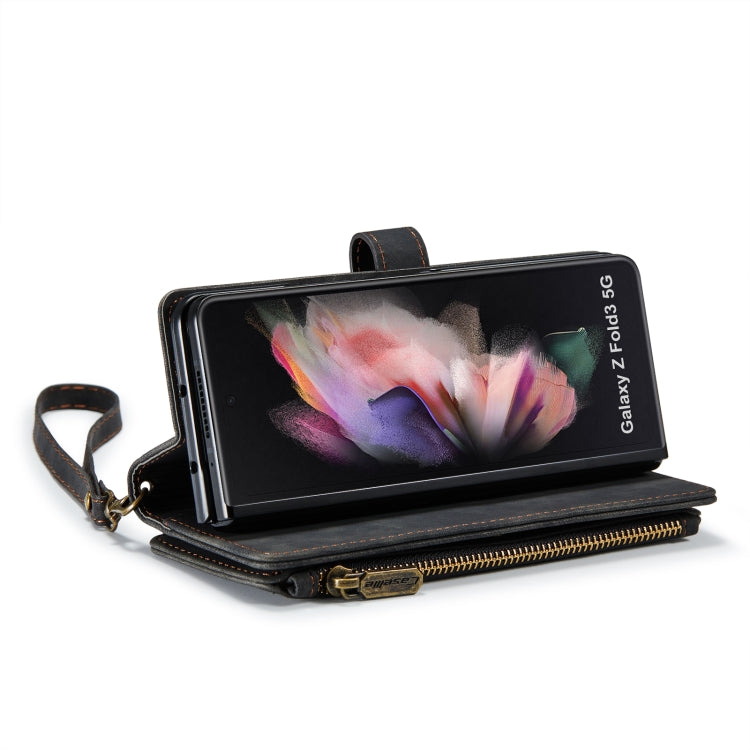 For Samsung Galaxy Z Fold3 5G CaseMe C30 Multifunctional Phone Leather Phone Case(Black) - free shipping - PMC TechLife - Order now!