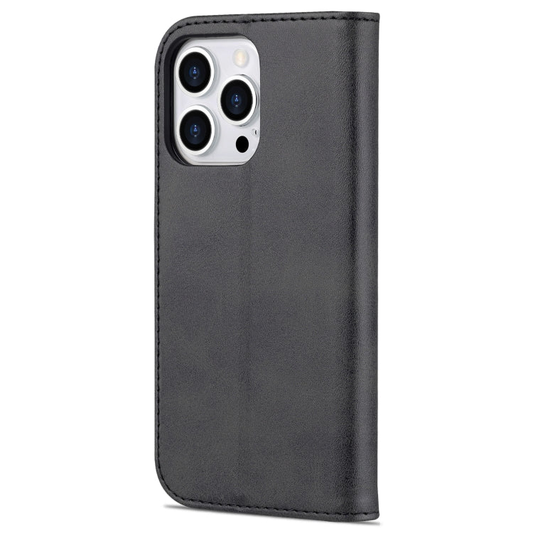 For iPhone 14 Pro Max AZNS Skin Feel Calf Texture Horizontal Flip Leather Case (Black) - iPhone 14 Pro Max Cases by AZNS | Online Shopping South Africa | PMC Jewellery | Buy Now Pay Later Mobicred