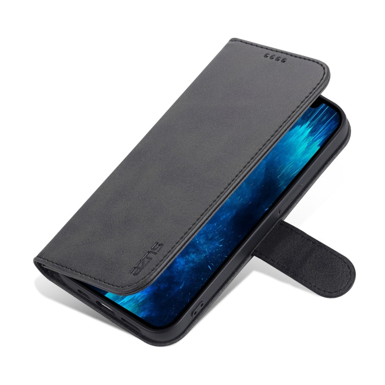 For iPhone 14 Pro Max AZNS Skin Feel Calf Texture Horizontal Flip Leather Case (Black) - iPhone 14 Pro Max Cases by AZNS | Online Shopping South Africa | PMC Jewellery | Buy Now Pay Later Mobicred