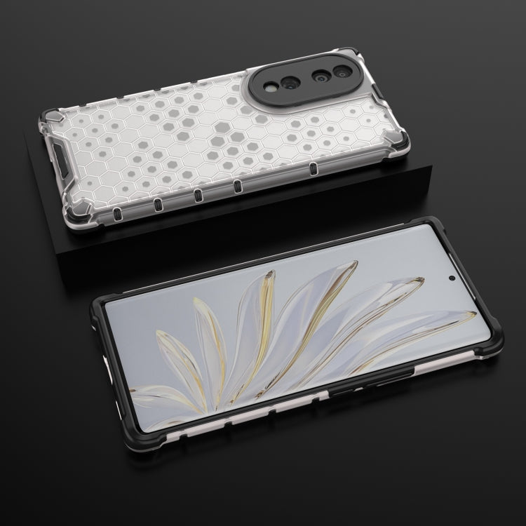 For Honor 70 5G Honeycomb Phone Case(White) - Honor Cases by PMC TechLife | Online Shopping South Africa | PMC TechLife | Buy Now Pay Later Mobicred