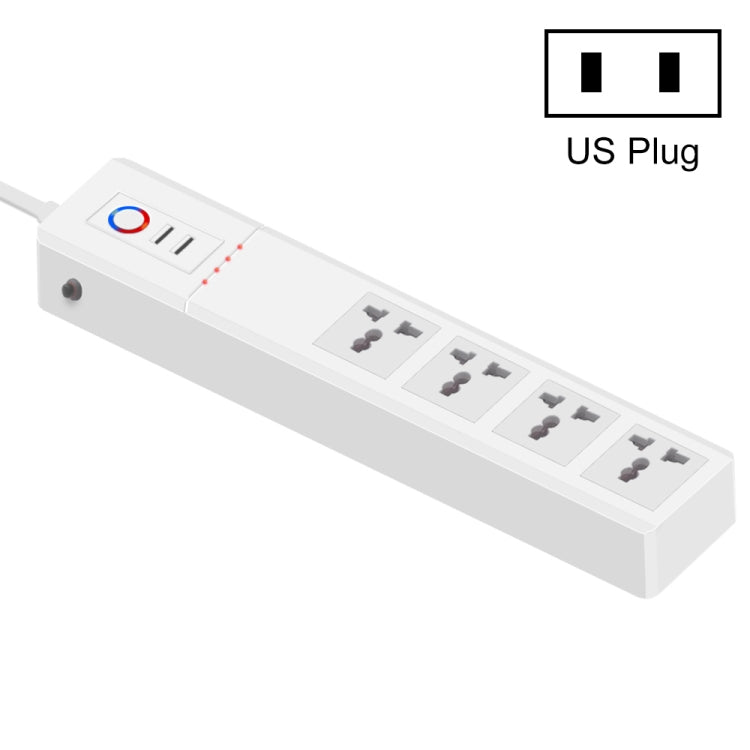 ZigBee 10A SM-SO306-M 4 Holes + 2 USB Multi-purpose Smart Power Strip(US Plug) - Smart Socket by PMC TechLife | Online Shopping South Africa | PMC TechLife