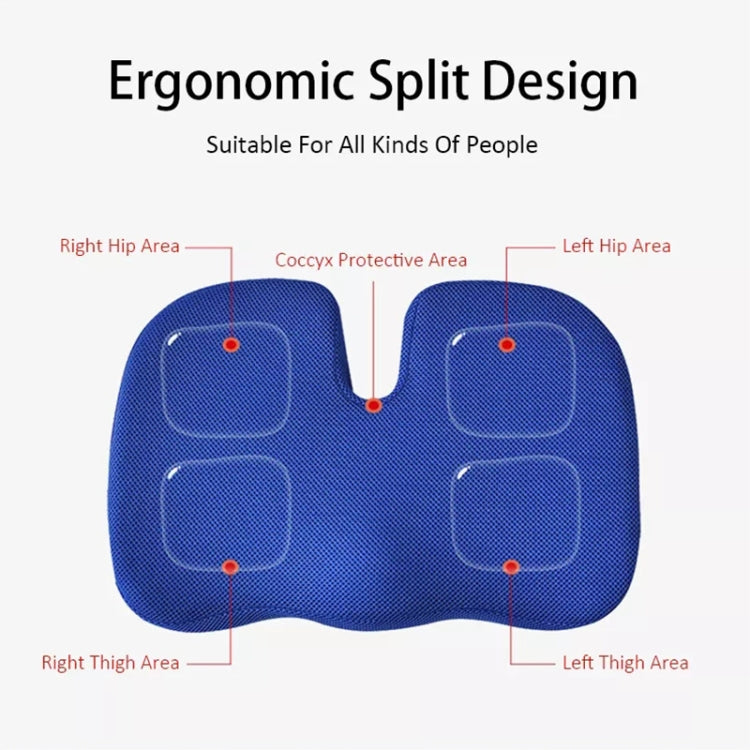 Soft U-shaped cushion Ergonomic Seat, Model:Mesh Style(Grey) - Cushions & Pillows by PMC TechLife | Online Shopping South Africa | PMC TechLife | Buy Now Pay Later Mobicred
