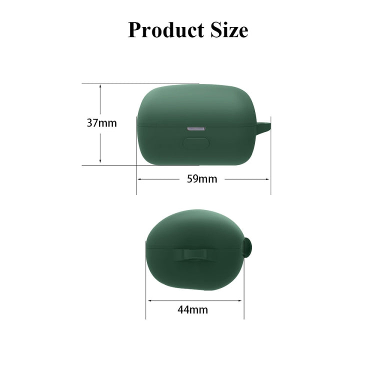 Bluetooth Earphone Silicone Protective Case For Sony LinkBuds WF-L900-2(Dark Green) - Sony Earphone Case by PMC Jewellery | Online Shopping South Africa | PMC Jewellery